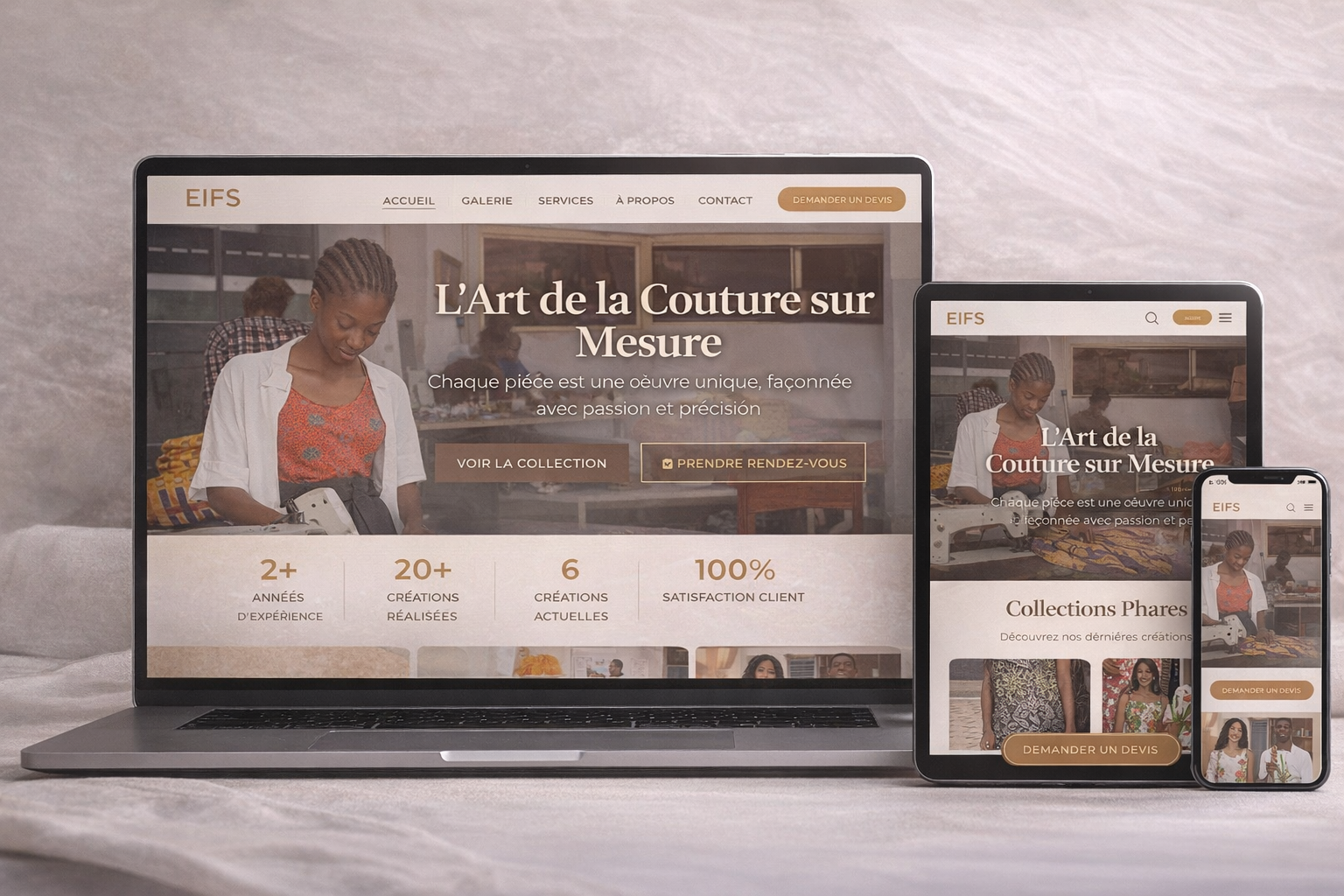 Site Vitrine - Éclat d'Identité Fashion Style